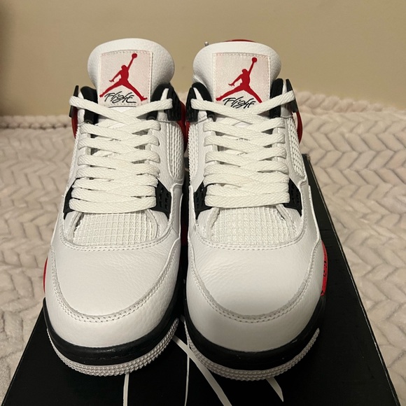 Nike Air Jordan 4 Retro Red Cement Men's Size 11 - Picture 4 of 6